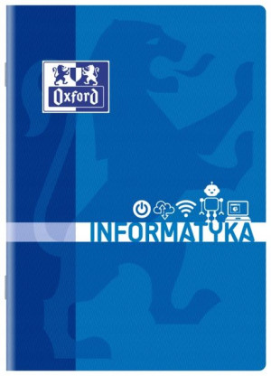 Zeszyt OXFORD A5 60 kartek # kratka INFORMATYKA