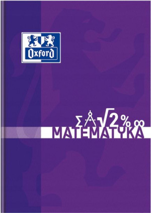 Brulion w kratkę A5/80 OXFORD Matematyka