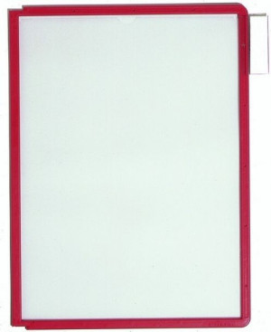 Panele prezentacyjne A4 DURABLE czerwone 5szt.