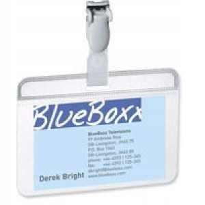 Identyfikator Durable do samolaminowania 25szt.