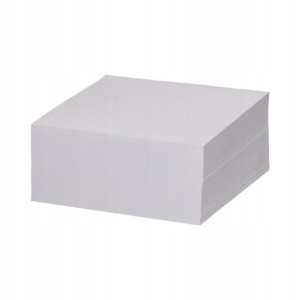 Kostka nieklejona ECO 83x83 mm biała