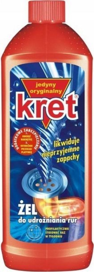 Udrażniacz do rur KRET żel 500g