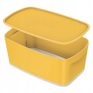 Pojemnik z pokrywką MyBox LEITZ Cosy żółty