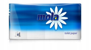 Papier toaletowy MOLA 8szt. biały