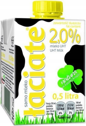 Mleko ŁACIATE UHT 2% 500ml