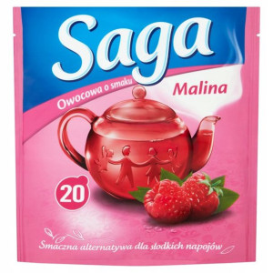 Herbata Saga dzika róża,malina 20 torebek