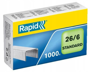 Zszywki 26/6 RAPID Standard 1000 szt.