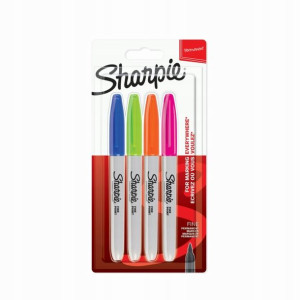 Zestaw markerów SHARPIE Fine Point 4szt.