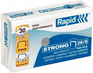 Zszywki 26/6 RAPID Strong 1000 szt.