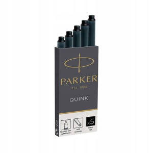 Naboje do piór PARKER standard czarne 5 szt.