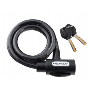 Zapięcie rowerowe GERDA FLEX 1200/12V linka