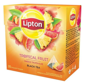 Herbata LIPTON piramidki owoce tropik. 20 torebek