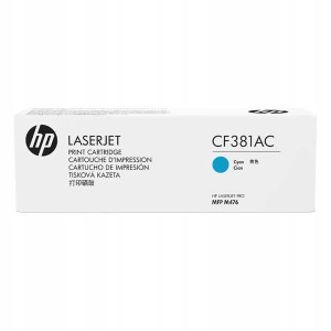 Toner niebieski, oryginalny HP CF381AC