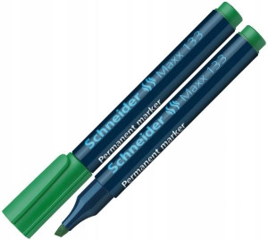Marker permanentny Schneider 133 zielony ścięty
