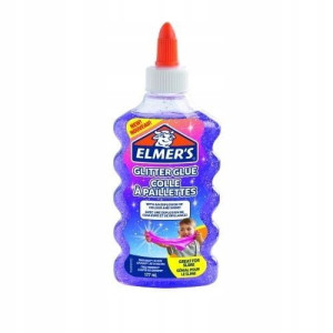 Klej w płynie Elmers 147ml fioletowy brokat
