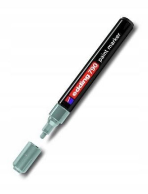 Marker olejowy Edding 790 srebrny okr.