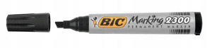 Marker permanentny BIC 2300 czarny ścięty