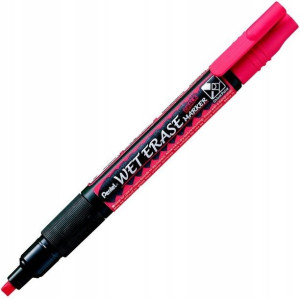 Marker kredowy Pentel SMW26 czerwony ścięty