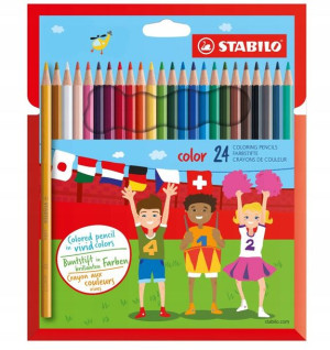 Kredki ołówkowe STABILO COLOR 24 kolory
