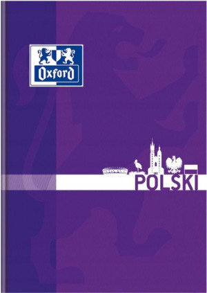 Brulion w linię A5/80 OXFORD Język polski