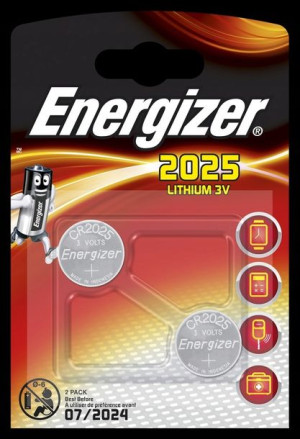 Baterie CR2025 ENERGIZER 2szt.