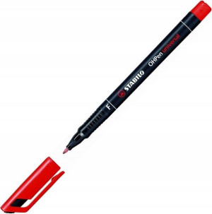 Foliopis STABILO OHPen F czerwony