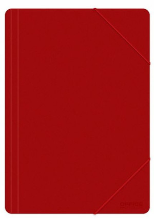 Teczka z gumką PP OFFICE PRODUCTS czerwona
