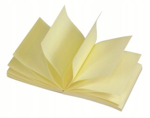 Karteczki DONAU 76x76mm (1x100) żółte Z-notes