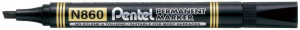 Marker permanentny PENTEL N860 czarny ścięty
