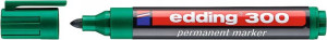 Marker permanentny EDDING 300 zielony okr.