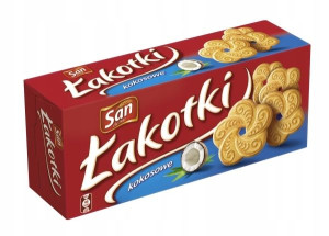 Ciastka ŁAKOTKI kokosowe 168g