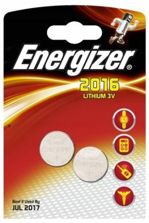 Baterie CR2016 Energizer 2szt.