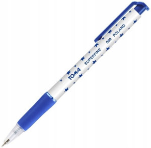 Długopis automatyczny Toma SuperFine 069 niebieski