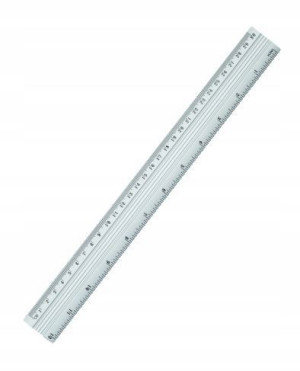 Linijka 30cm aluminiowa Grand