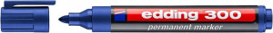 Marker permanentny Edding 300 niebieski okr.