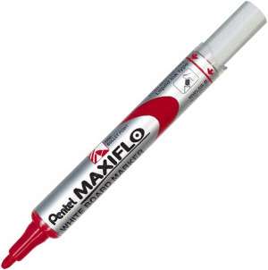 Marker do tablic Pentel MWL5S czerwony okr.