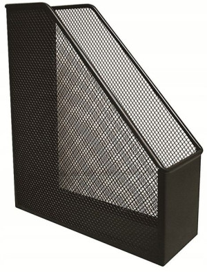 Pojemnik na dokumenty metalowy czarny