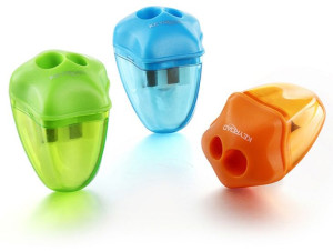 Temperówka KEYROAD Star, plastikowa, podwójna, z p