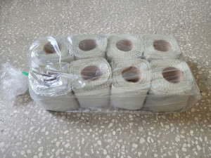 Papier toaletowy ECO 8szt. szary bez obwoluty