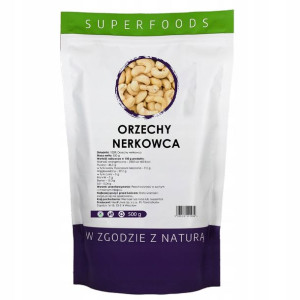ORZECHY NERKOWCA 500g Nerkowce CAŁE