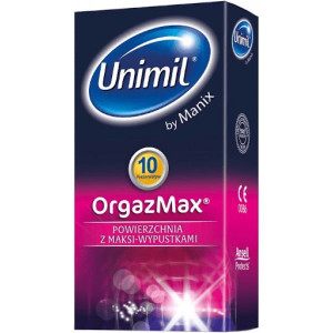 Prezerwatywy Unimil orgazmax, 10 sztuk
