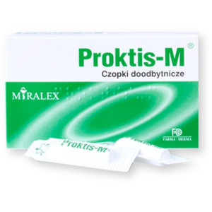 Proktis-M, czopki doodbytnicze, 10 szt.