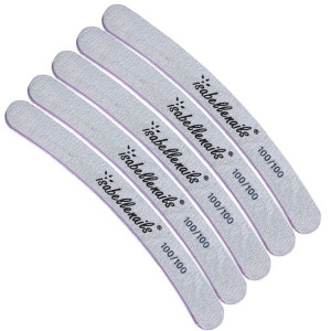 5 X Pilnik Do Paznokci Banan Zebra 100/100