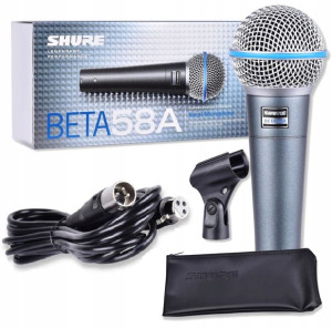 Mikrofon dynamiczny wokalny Shure Beta 58A