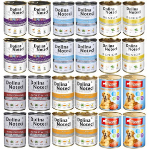 Mokra karma Dolina Noteci MIX SMAKÓW 24x400g