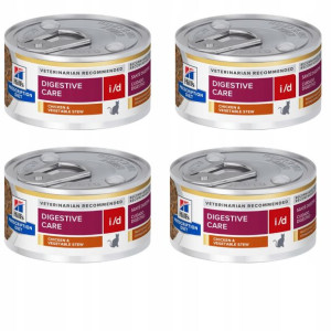 HILL'S I/D zaburzenia przewodu pokarmowego 4x82g