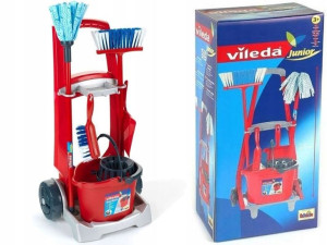 Vileda Wózek Zestaw Do Sprzątania + Wiaderko Klein
