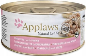 APPLAWS Filet z Tuńczyka z krewetkami 70g