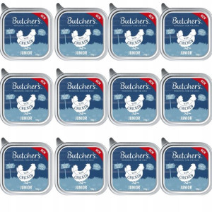BUTCHER`S Original Junior KURCZAK pasztet 12x150g