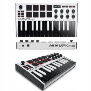 AKAI MPK MINI 3 WHITE Mini klawiatura sterująca